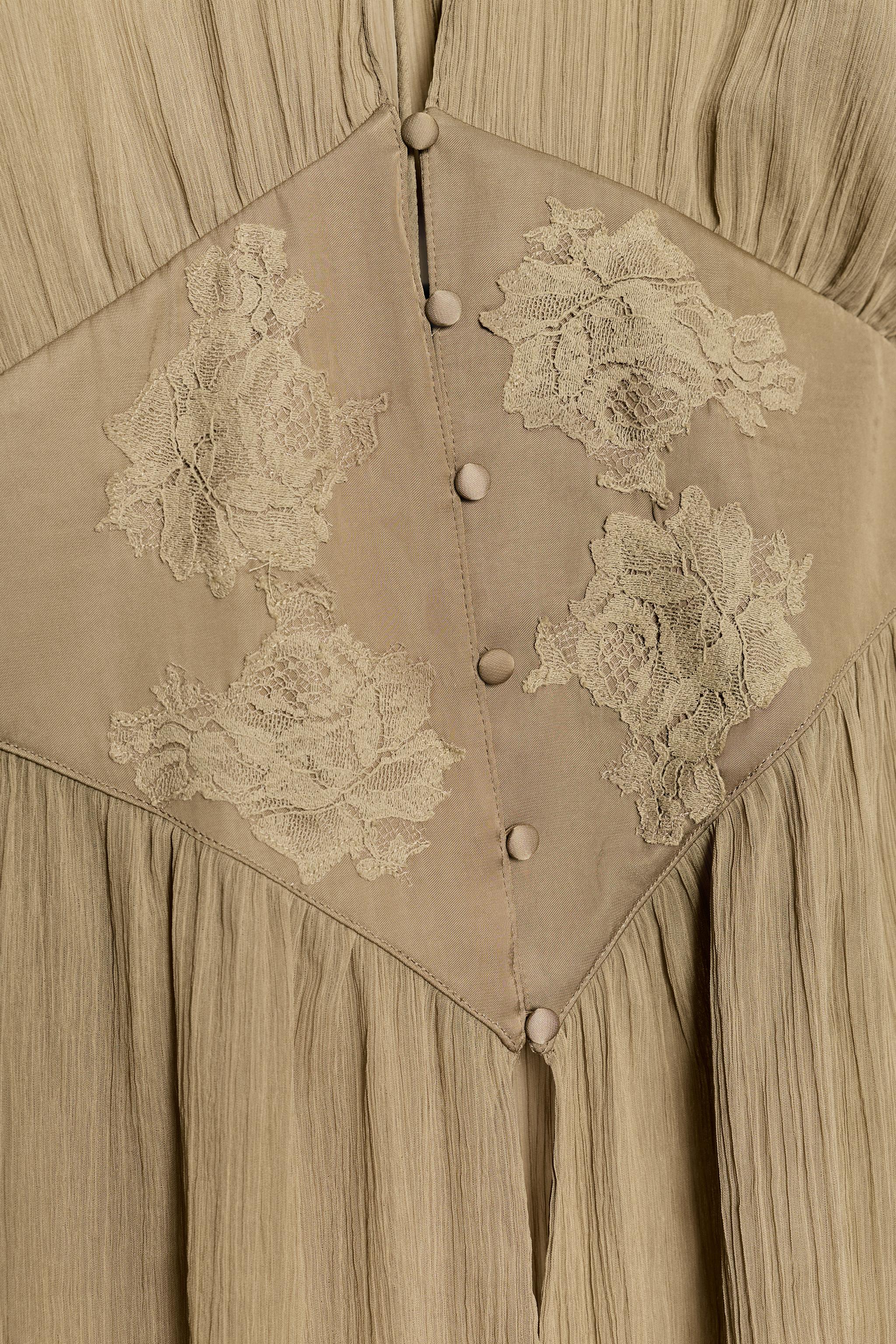 ZW COLLECTION LACE FLUID SHIRT